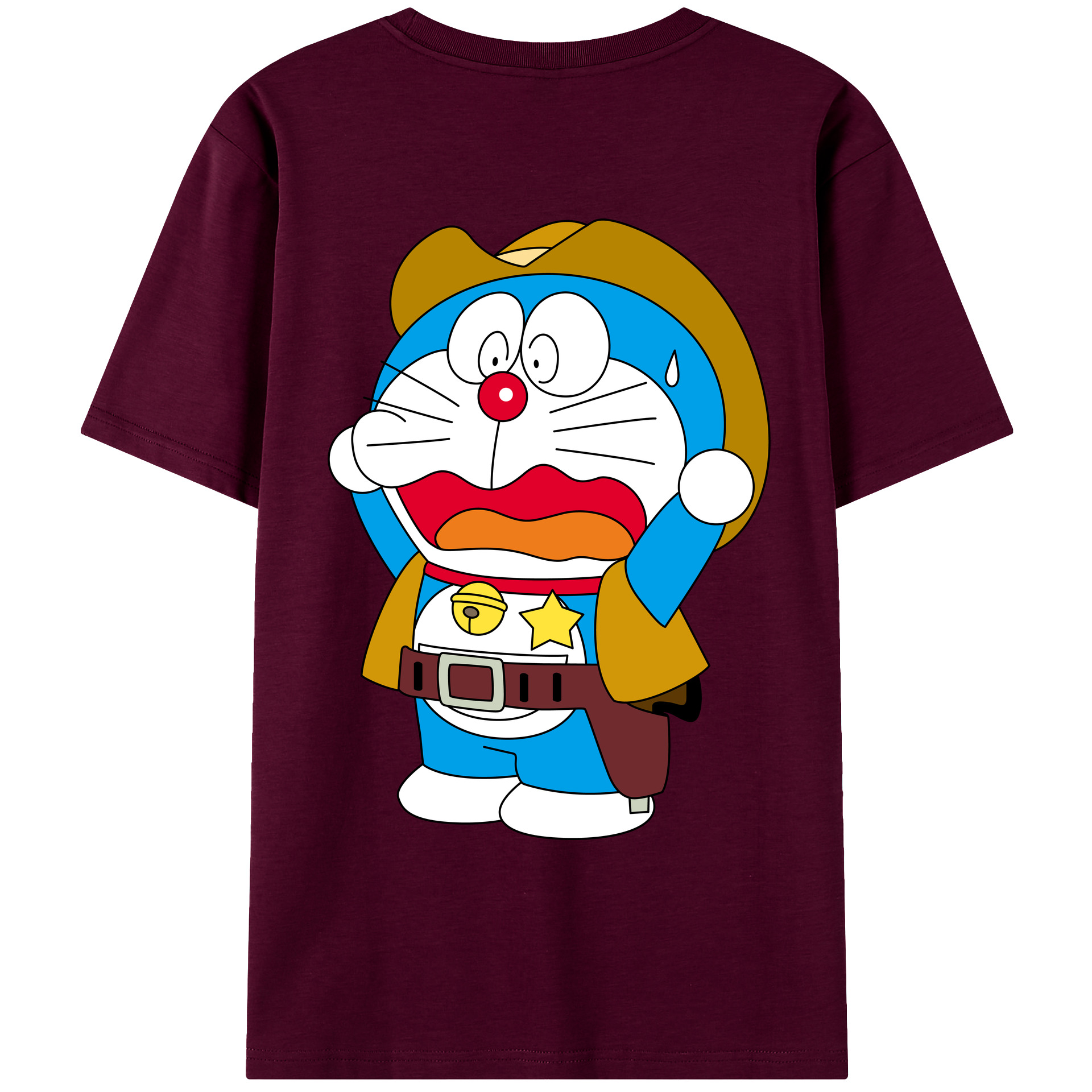 （画像用） ドラえもん Doraemon レディース半袖Tシャツ(バックプリント)